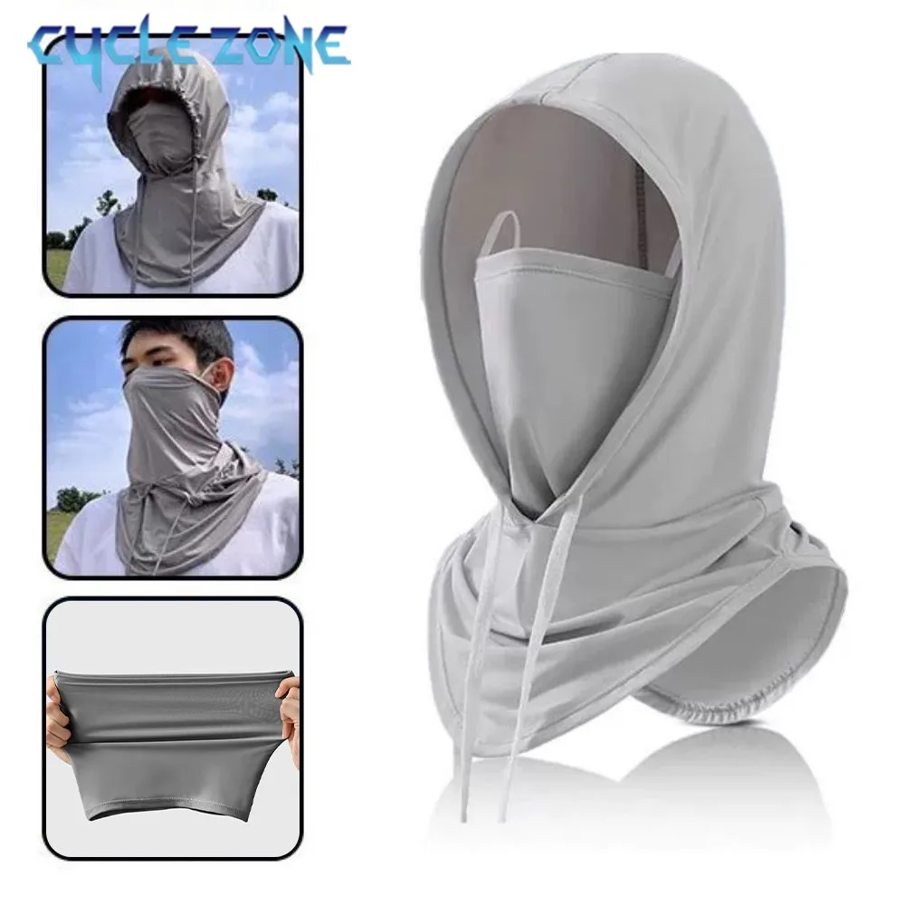 

Balaclava Men Women Face Mask UV Protection Hood Breathable Full Head Mask Long Neck Covers for Cycling Motorcycle Fishing Cap