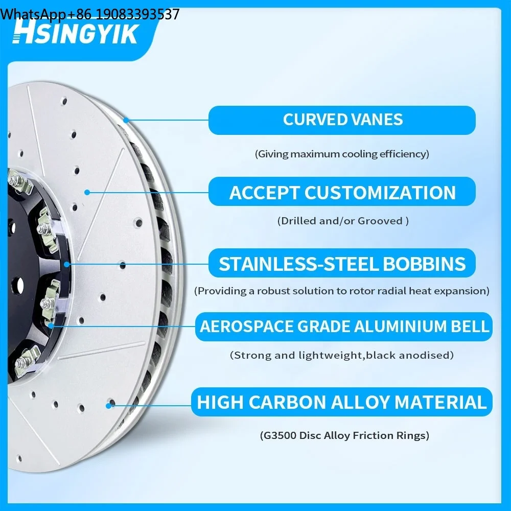 Lightweight Alloy Floating Disk Big Brake Kit for Infiniti Q50 2021 G37 M56 2011 370Z 350Z