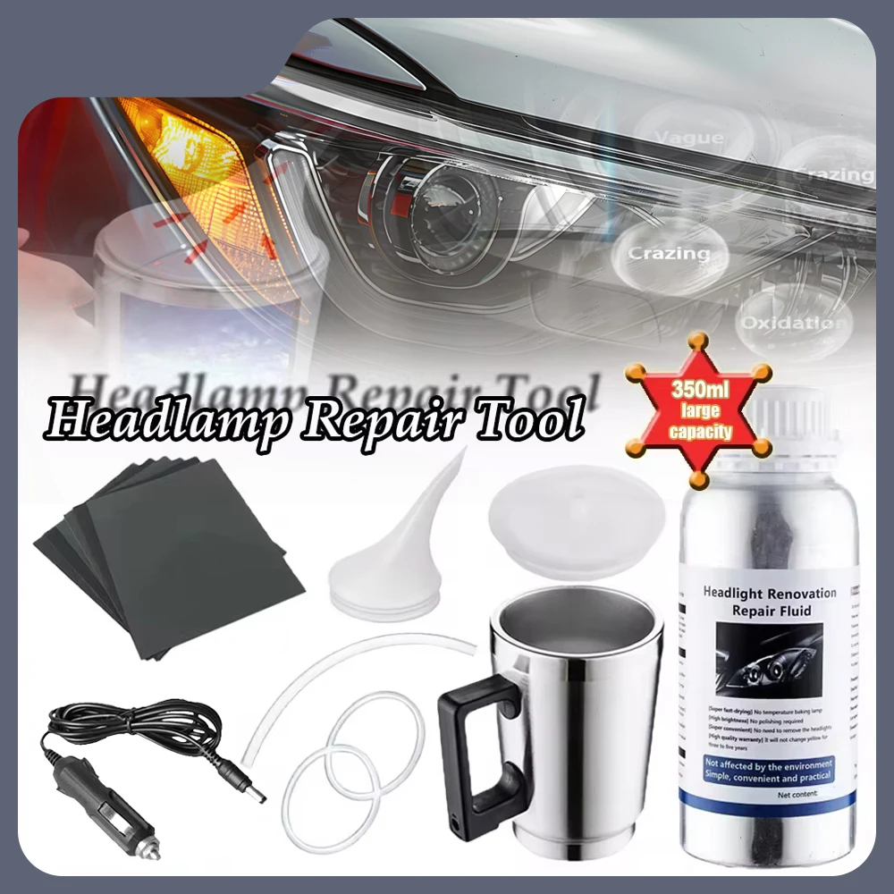 Headlight Restoration Kit Headlight Chemical Polishing Kit Polishing The Headlights Car Headlight Restoration Kit Liquid