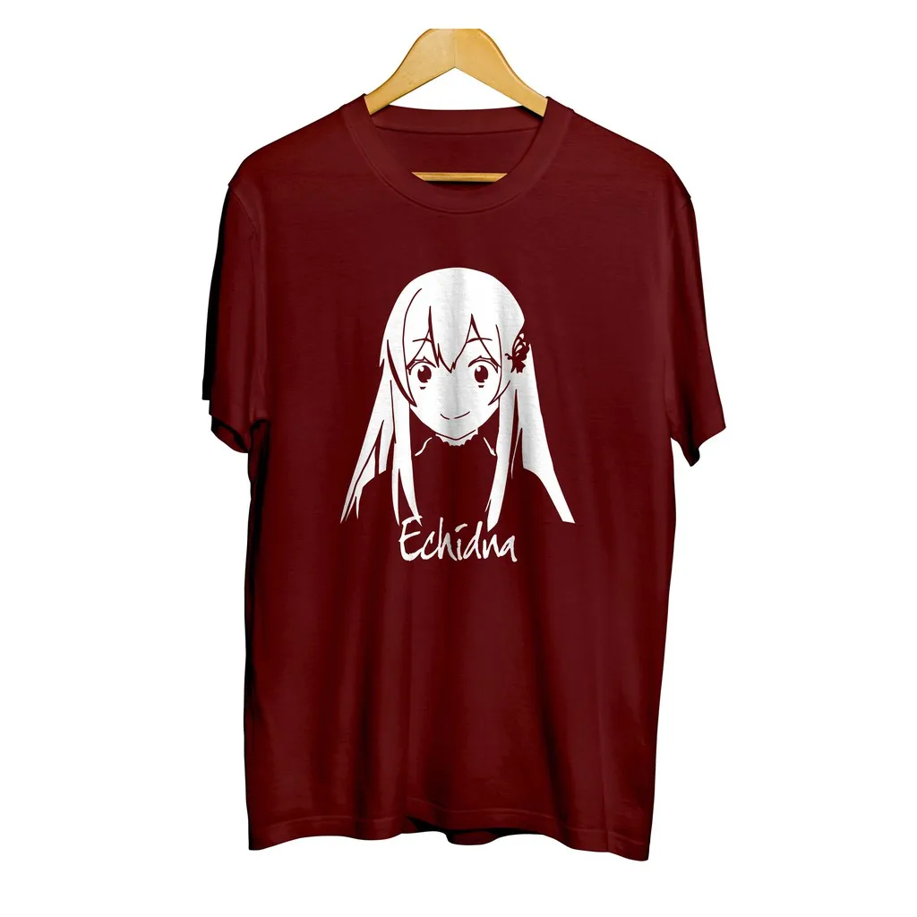 T-Shirts distro anime ECHIDNA - RE:ZERO 100% cotton combed 30s