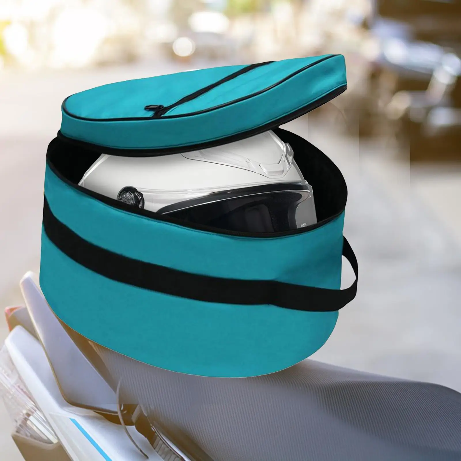 Sac de rangement pour casque, sac de rangement pour casque, grande capacité, mallette de transport universelle en tissu Oxford pour vélo, motoneige
