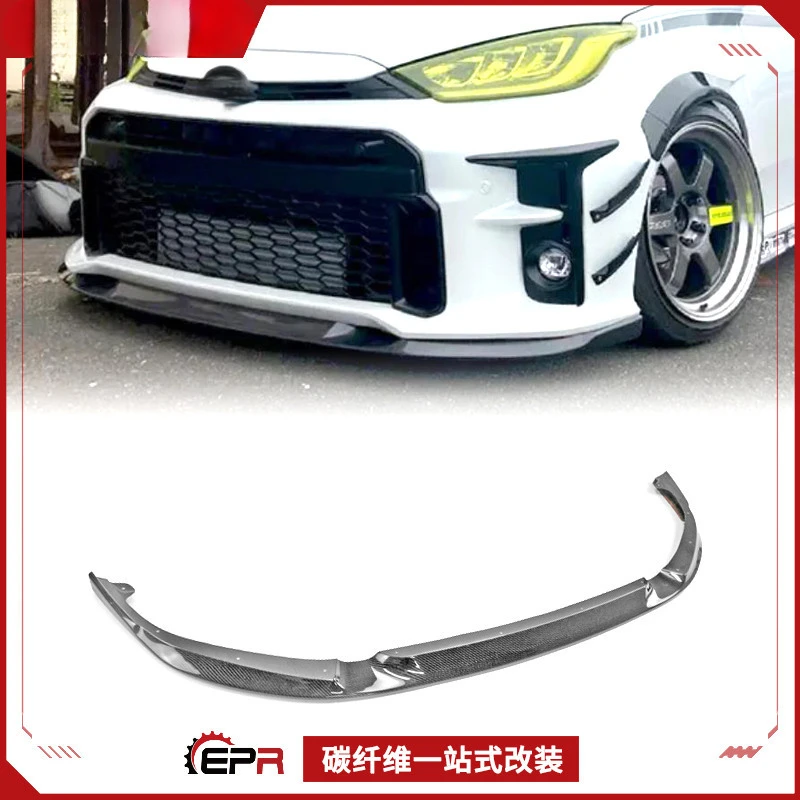 

For Toyota GR Yaris - Carbon Fiber Garage Vary Front Lip (Small Surround Spoiler)
