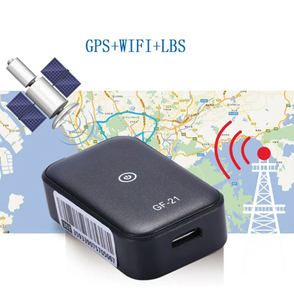 Mini GPS Tracker para crianças, 2G, GF21, GF09, GF07, Localizador GPS, Posicionamento WiFi, GSM sem fio, Anti-Roubo, Dispositivo de rastreamento de veículos automotivos