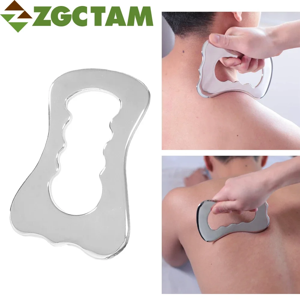 

1Pcs Professional Stainless Steel Gua Sha Board, Muscle Scraping Tool, Soft Tissue Massage Tool, Physical Therapy Fascia Knife