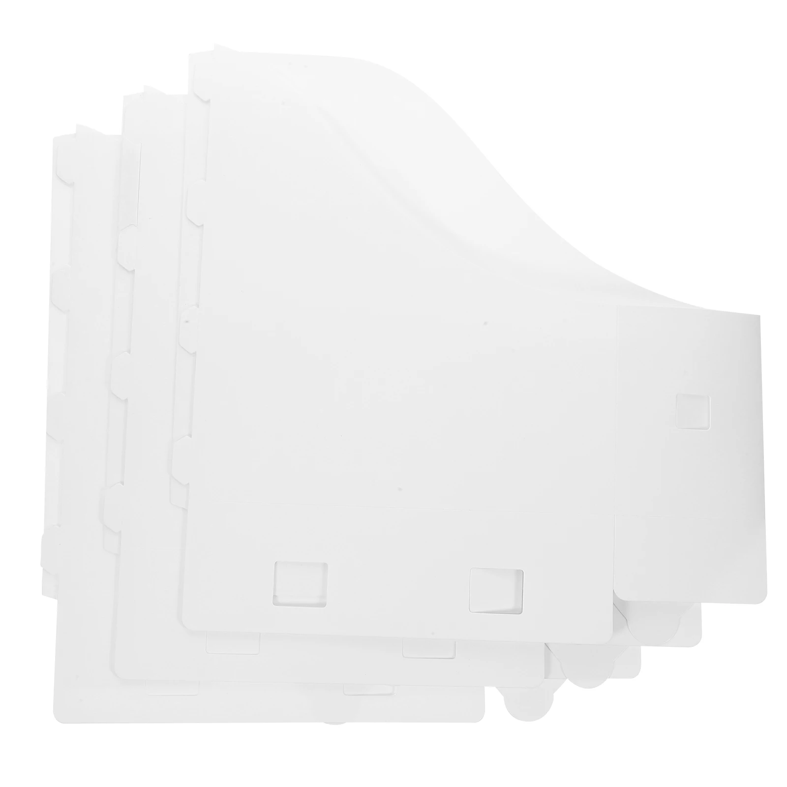 Organizzatore di file elegante da 3 pezzi Portariviste dal design semplice Organizzatori di libri da ufficio Archiviazione da tavolo multifunzione