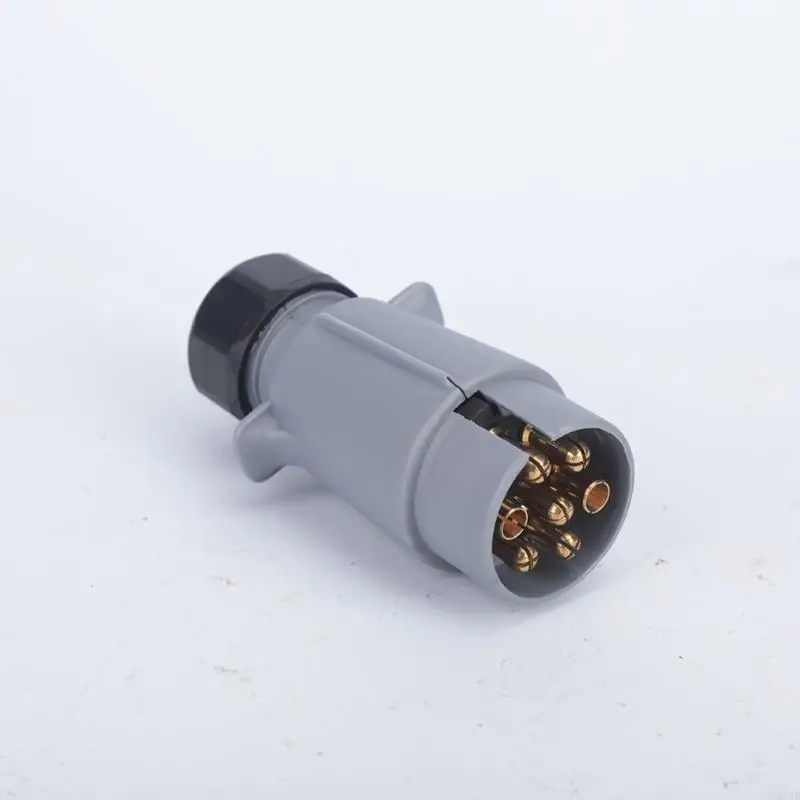 M76E 7-polige Anhänger-Steckdose, europäischer 12S-Abschleppverkabelungsstecker – Detail 7