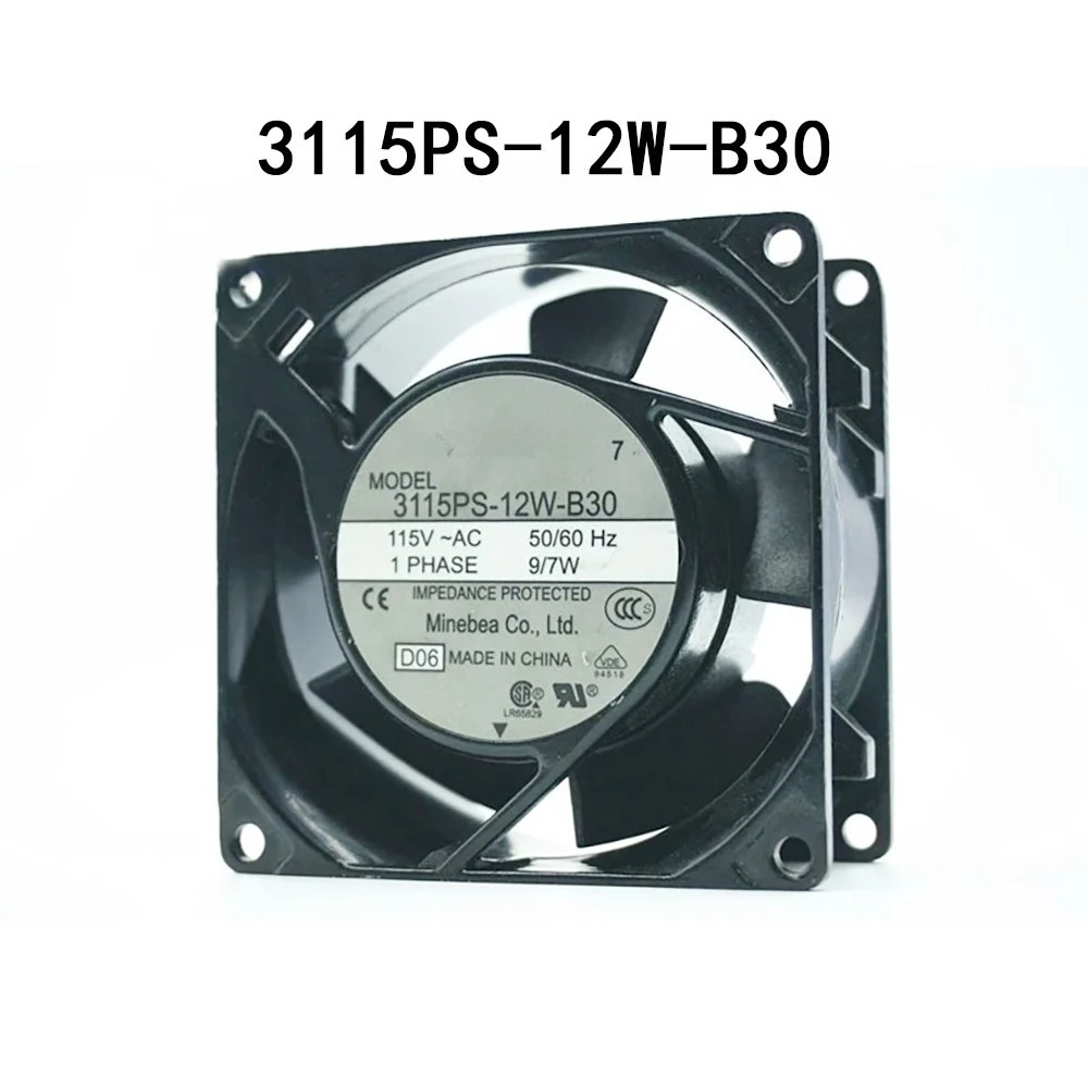 

Новый в упаковке осевой вентилятор NMB 80*80*38мм 3115PS-12W-B30 115VAC. Быстрая доставка.