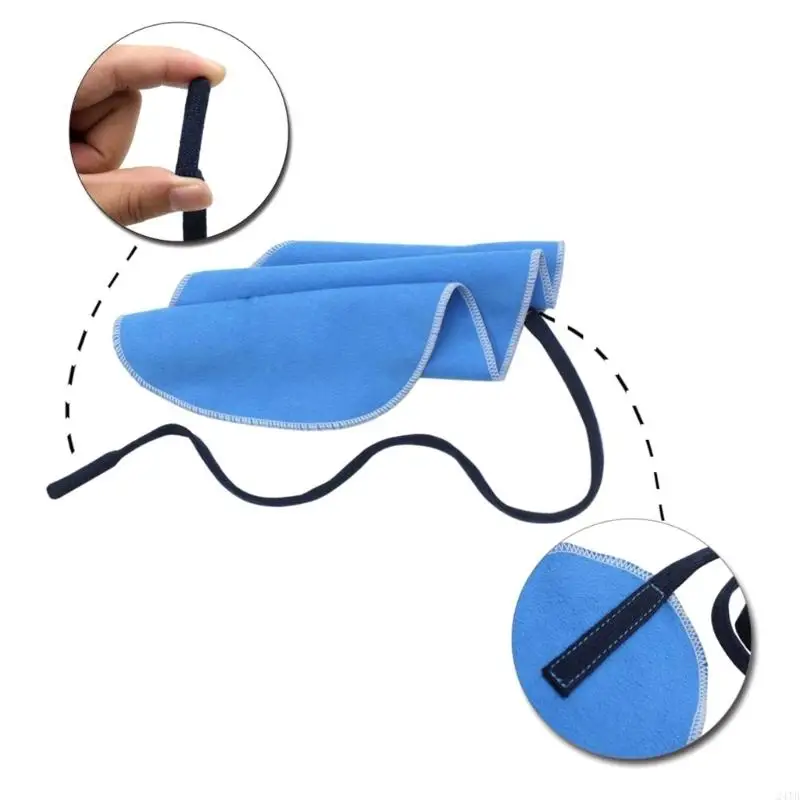 Saxophone Cleaning Cloth Cleaner Swab Pull Through Cloth Clarinet Cleaning Swab 
