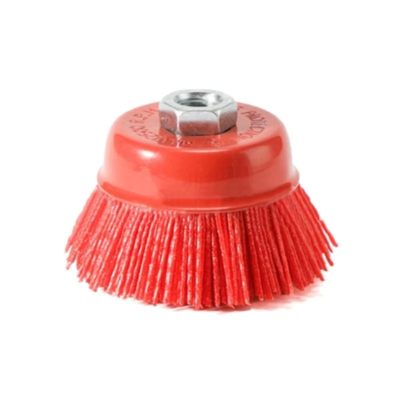 

Bowl Shaped Abrasive Wire Brush 100mm Nylon Abrasive Wire Polishing Brush