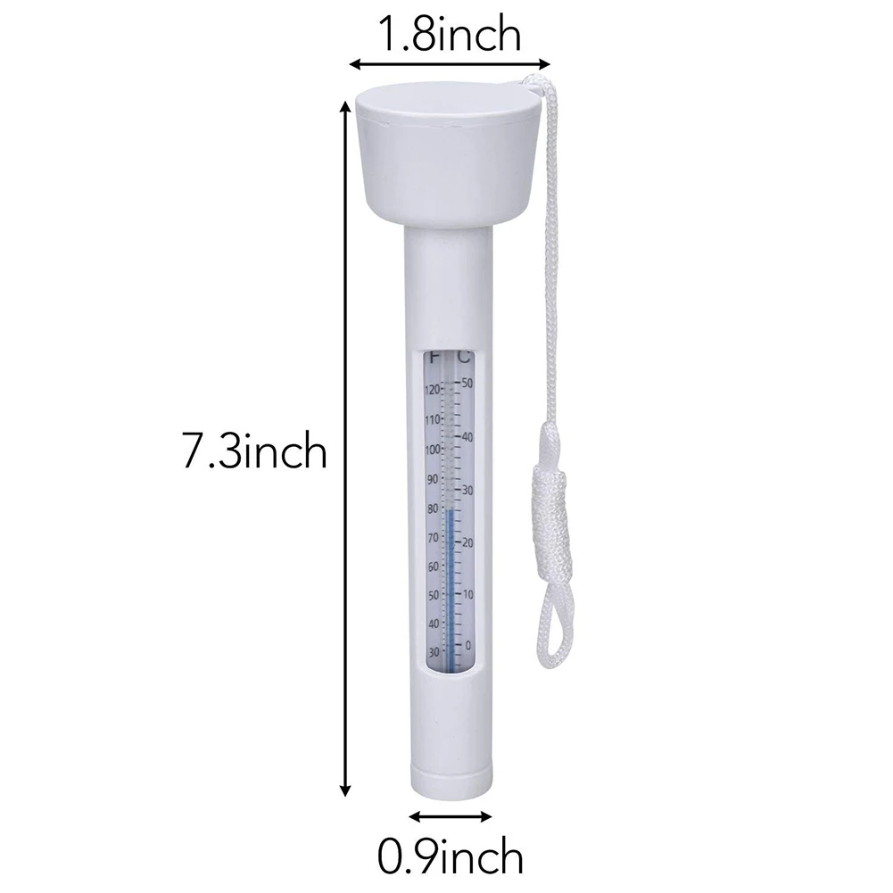 Floating Thermometer Swimming Pool Thermometer Water Temperature Thermometer for Outdoor and Indoor Swimming Pools and Spas