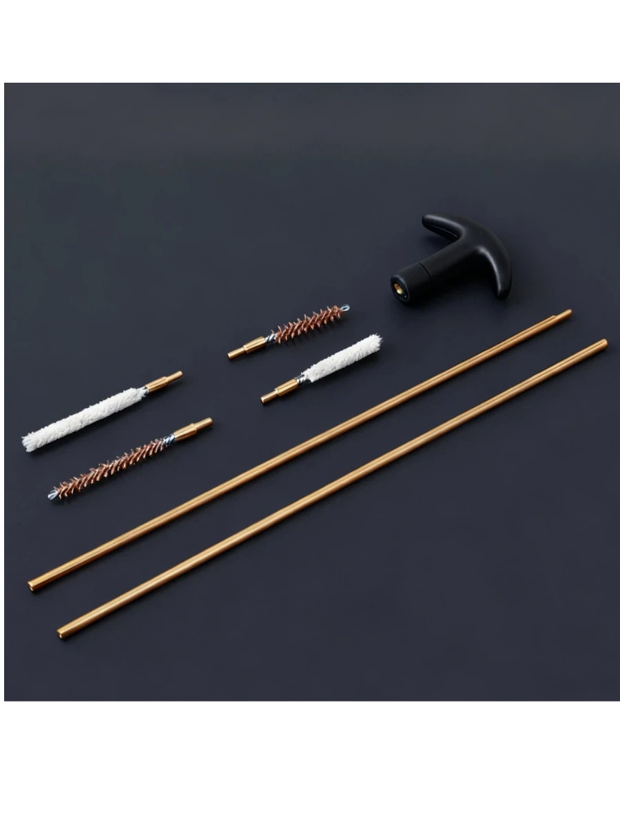 طقم تنظيف المسدس الادسنس التكتيكي.177.22 كالوريد 4.5 مللي متر 5.5 مللي متر فرشاة برميل مماسح الصوف لبندقية الصيد والمسدسات