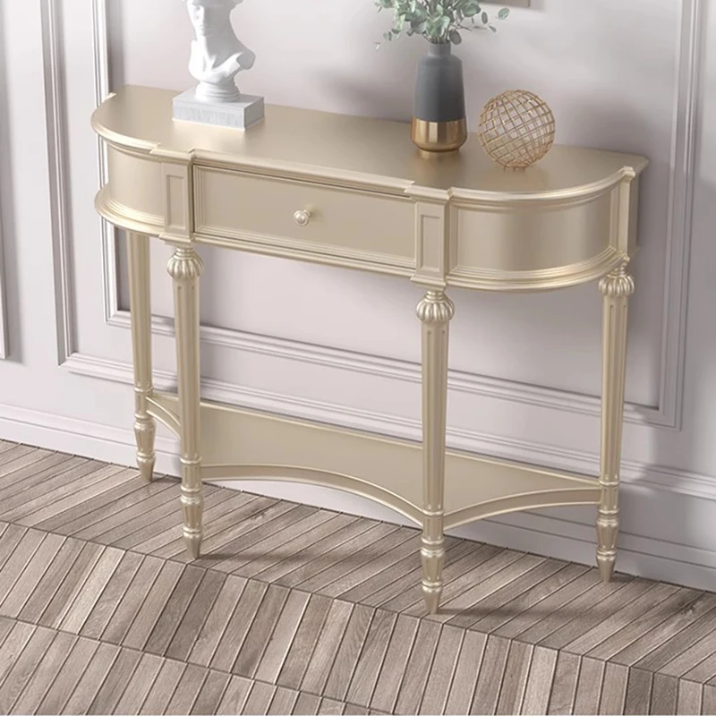 

French Modern Console Table With Storage Luxury Premium Trendy Console Table For Hallway Entrance Stoliki Do Salonu Furniture
