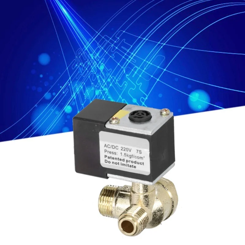 

Electric Solenoid Valve Delay Silent For OTS Air Compressor Pump Accessories AC/DC 220V