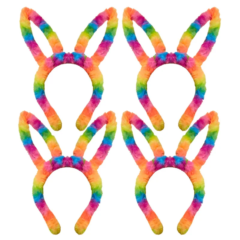 

Colorful Long Bunny Ear Hair Band Kids Happy Easter Birthday Party Headband Fancy Dress Costume Hen Party Decoration Accessories