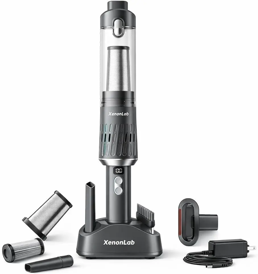 

Handheld Vacuum Cordless 25000Pa One-Touch Empty for Home