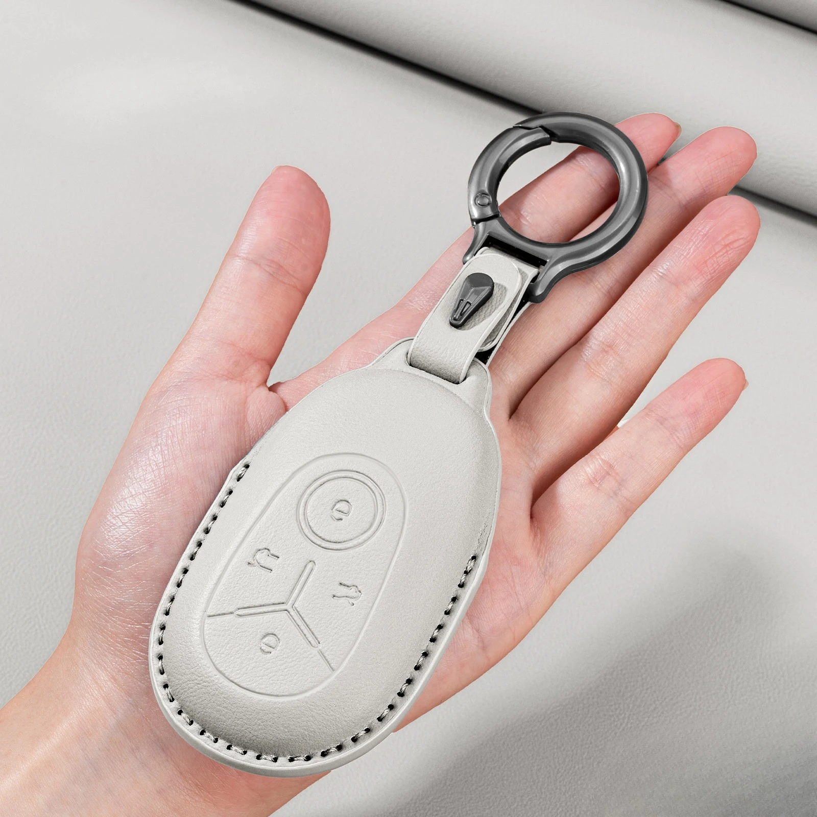 

Original Color Car Key Case Cover For Geely Star Vow Geome Emgrand X7 EX7 Coolray Car Key Protector Shell Decorative Accessories
