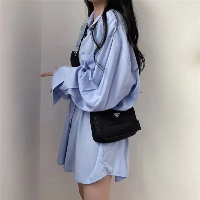 女性大きいサイズ春秋の新ルーズカーディガンコート薄い長袖シャツトップス女性香港風味怠惰な風ブラウス