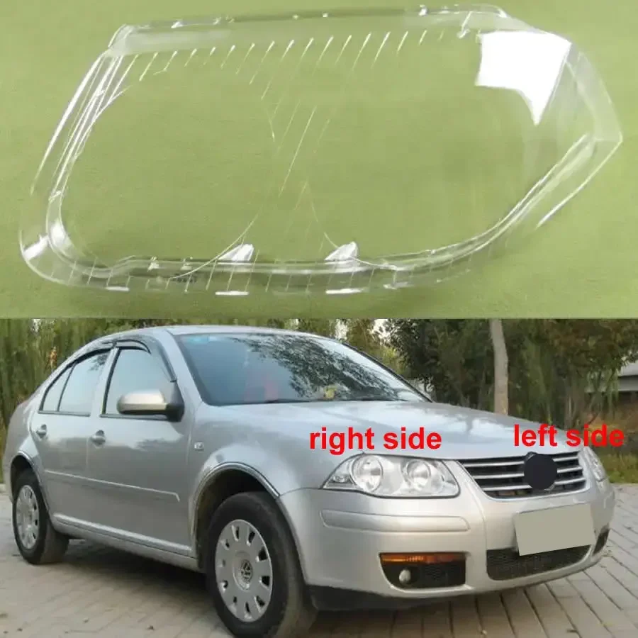 

For Volkswagen VW Bora / Jetta Clasic 2006 2007 2008 Transparent Mask Headlight Shell Lens Plexiglass Replace Original Lampshade