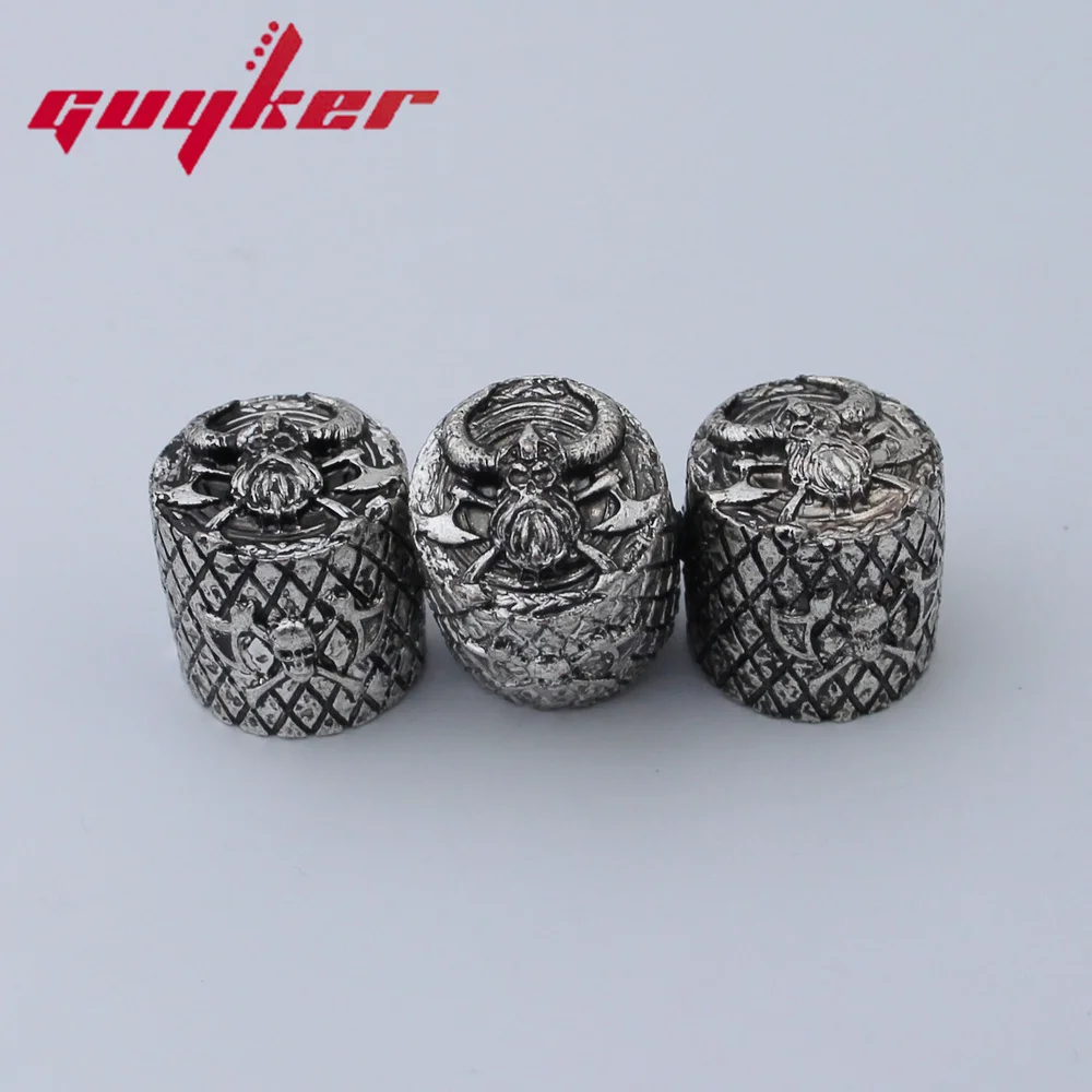 GUYKER Electric Guitar Bass Knobs Pirate Head Style Surface Retro Style Two Color Option