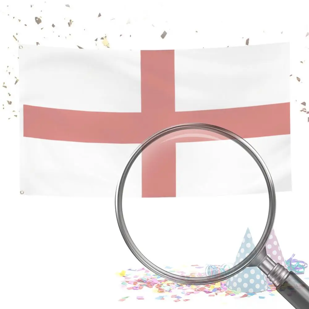 

Флаг Англии 90x150 см, полиэстер, с красным крестом, высококачественный, с люверсами, для декора вечеринок и баров