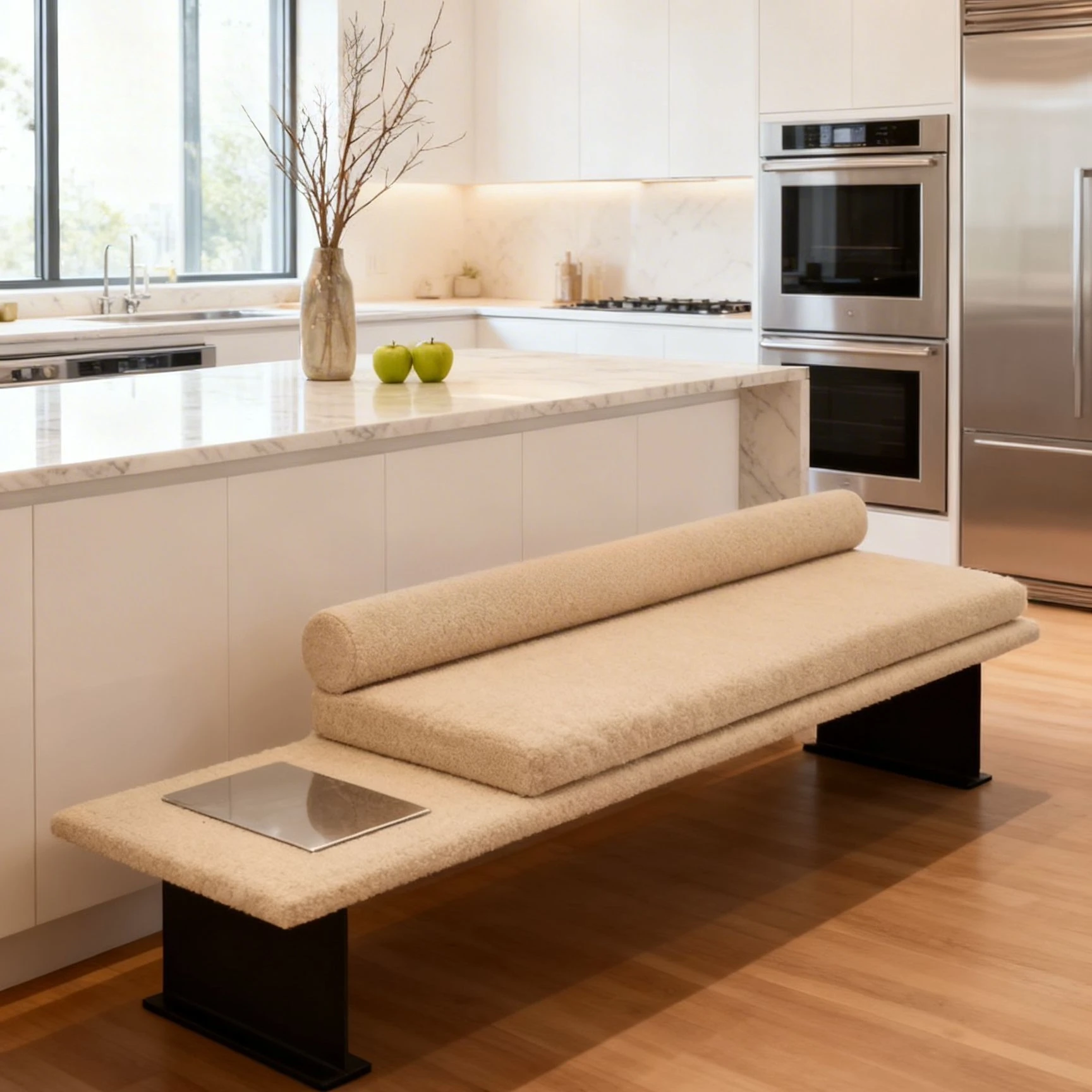 Modern minimalist shoe changing stool home bedroom bedside cloakroom bench