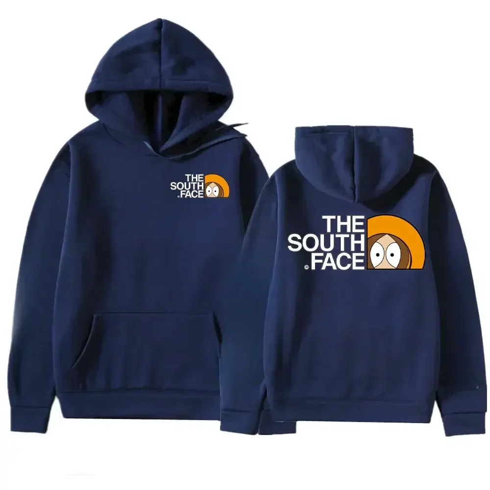 THE SOUTH FACE Herren-Kapuzenpullover, niedliches Anime-Utta-Radfahrer-Motiv, bedruckte Oberteile, Streetwear-Kapuzenpullover – Detail 2