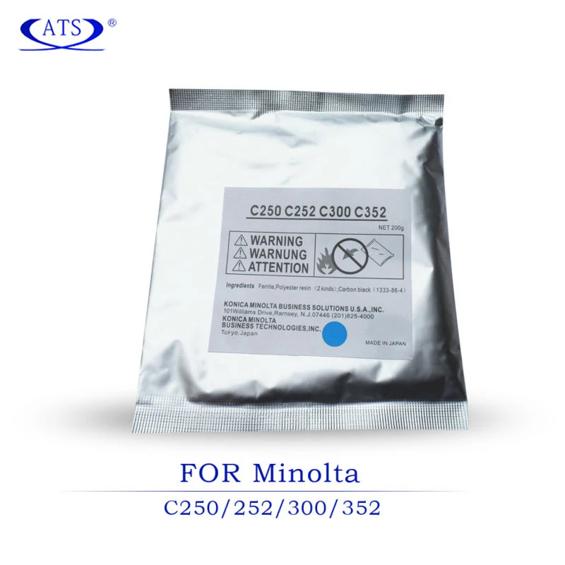 1PC C250 C352 C300 Developer Powder For Konica Minolta C 250 252 300 352 C252 Compatible Copier Spare Parts