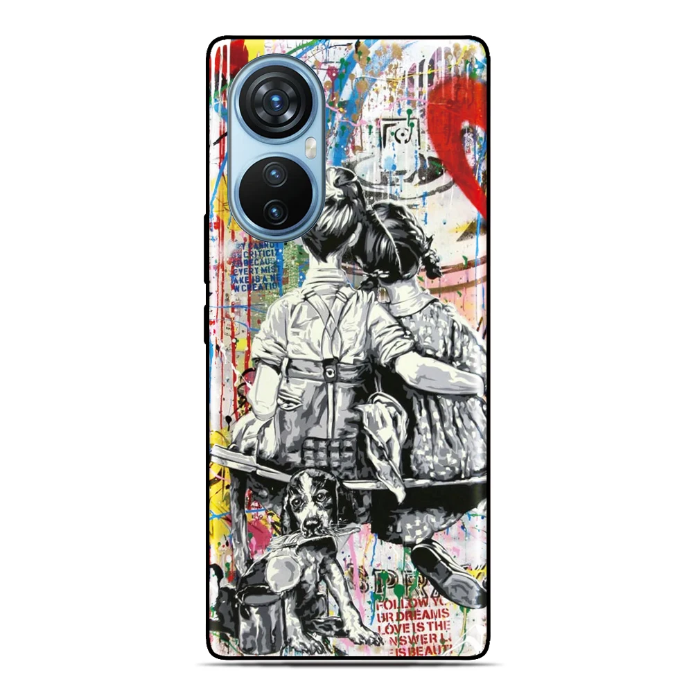 Graffiti-Kunst-Abdeckung für Realme C85 15 Pro 5G C75 C51 C53 C63 C65 C67 C31 C30 C35 C55 C33 4G C21 C12 Reno 8T 10 8 7 Handyhülle
