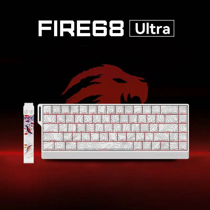 MADLIONS Fire68 Ultra Magnetic Switch Mechanical Keyboard Game Keyboard Support Quick Triggering