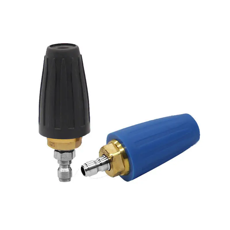 Cross border high-pressure cleaning machine rotary turbine nozzle 1/4 inch quick connector 2500-4000psi connector