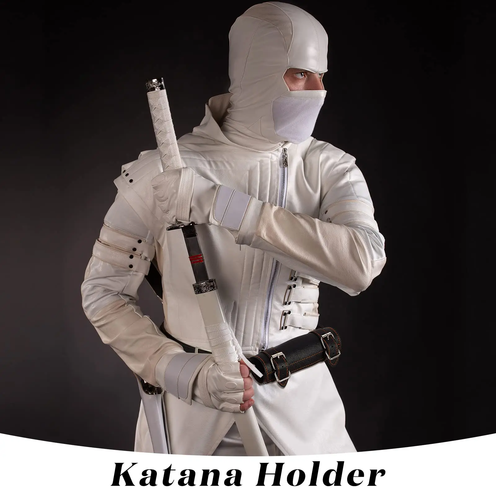 PU Leder Schwert Gürtel Holster Katana Anime Cosplay Kostüm Original Samurai Säbel Taille Echte Japanische Katana Scheide Halter