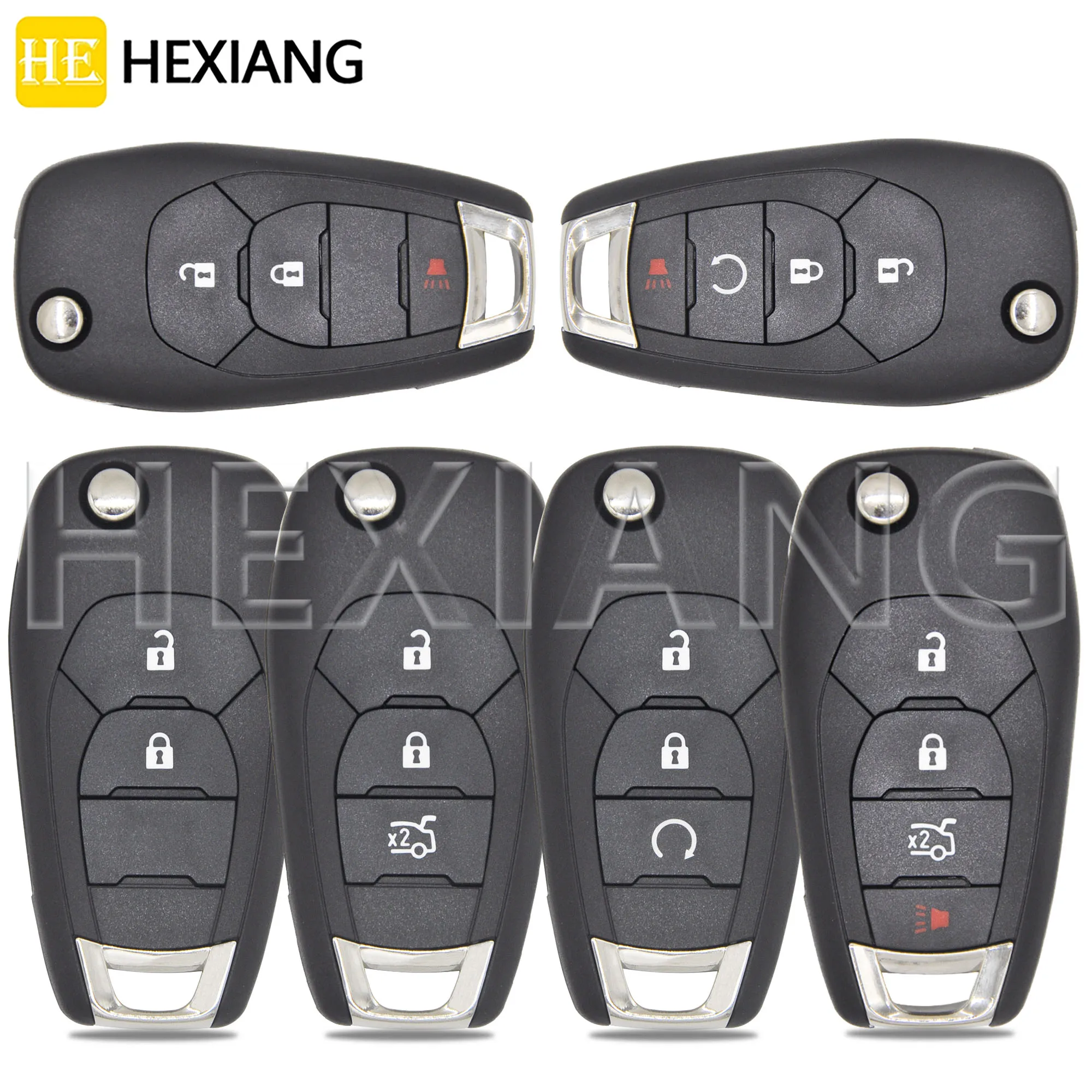 HE HU100 Replacement Car Key Shell Case For Chevrolet Cruze Avo Trax Spark XL7 XL8 Trailblazer Onix Tracker Colorado RS Sonic