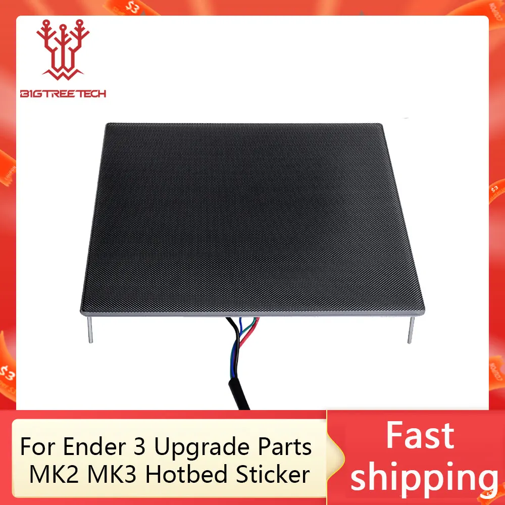 3D Printer Platform Ultrabase Heat Bed Build Surface Glass Plate 310x310 220MM for Ender 3 Upgrade Parts MK2 MK3 Hotbed Sticker