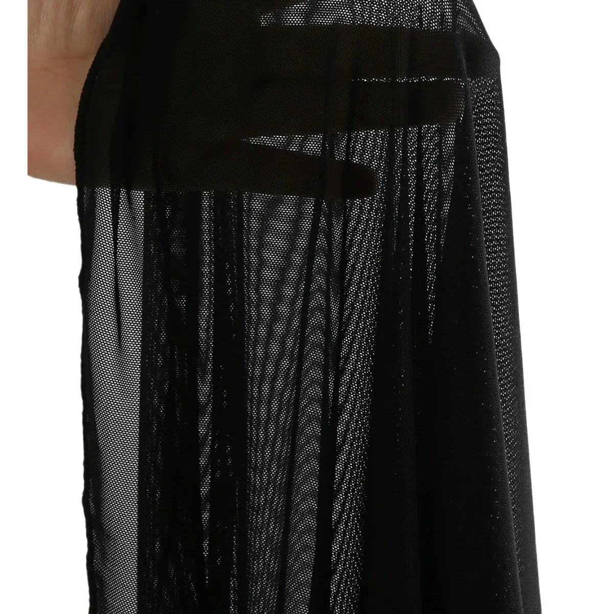 2025 Summer Feminino Women Transparent Beach Maxi Dress Swimwear Bikini Cover-up Tunic Chiffon Female Bathing Suit