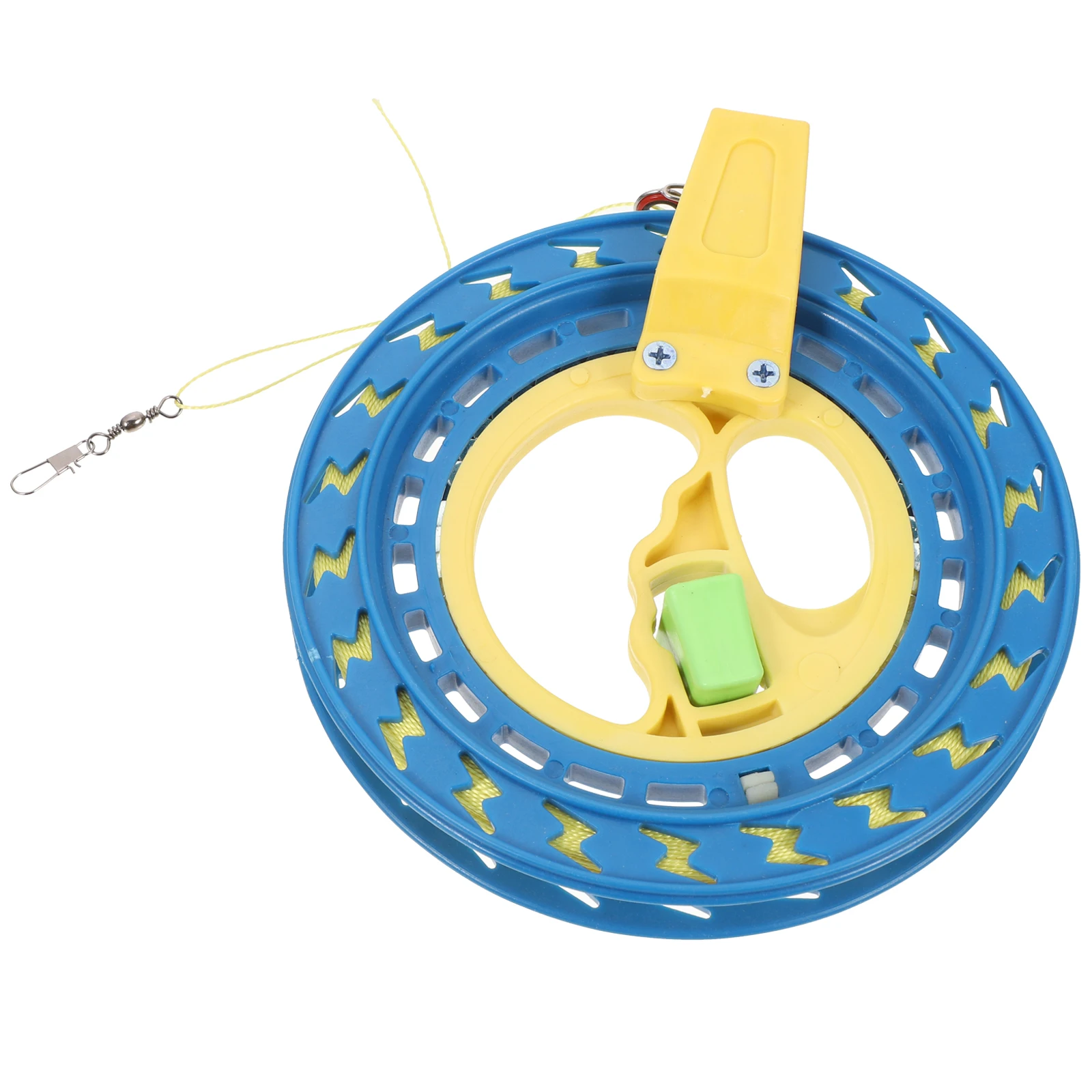 Plastic Kite Flying Handrem Lijn Reel Winding Machine Ratchet Lock Kind