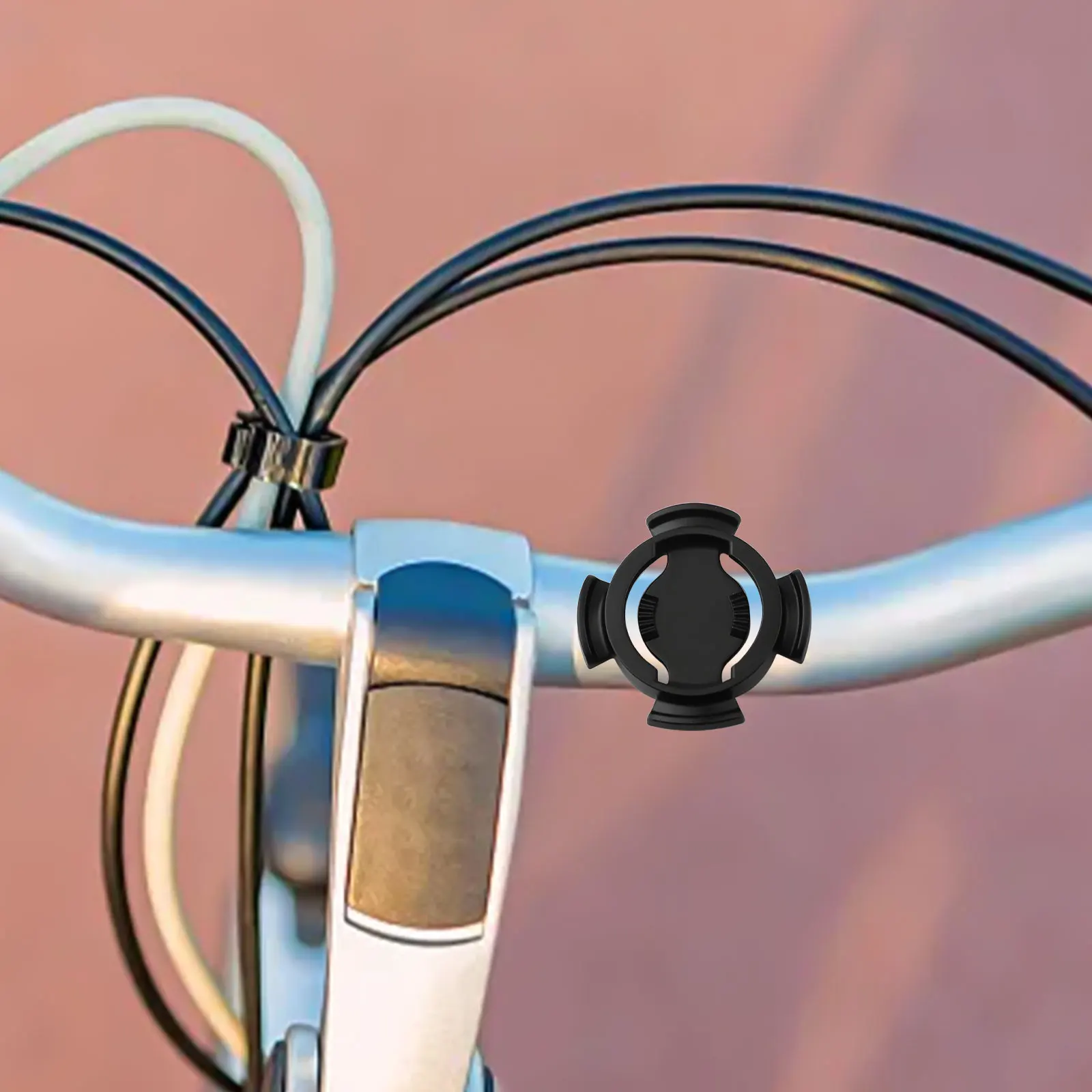 Soporte para ordenador de bicicleta de montaña, 47x47mm, adaptador extensible para manillar, soporte para ordenador de bicicleta de 8g para Polar V650/M450/M46