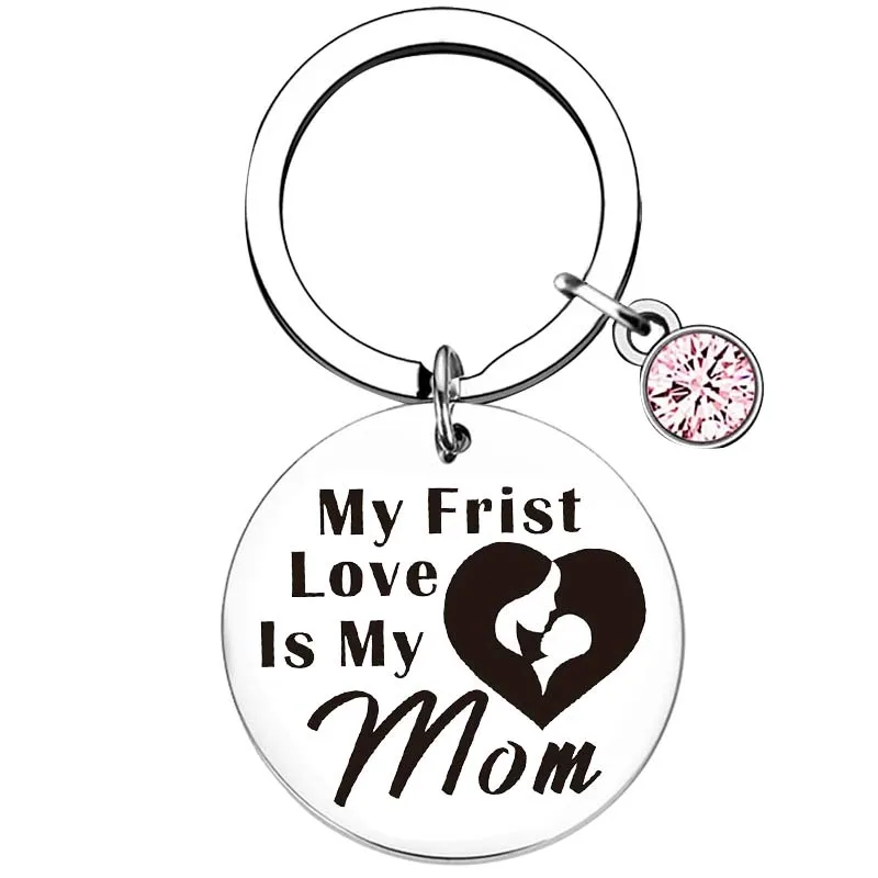 Simple mama Keychain For Mom From Son And Daughter, Mothers Day Gifts For Mommy