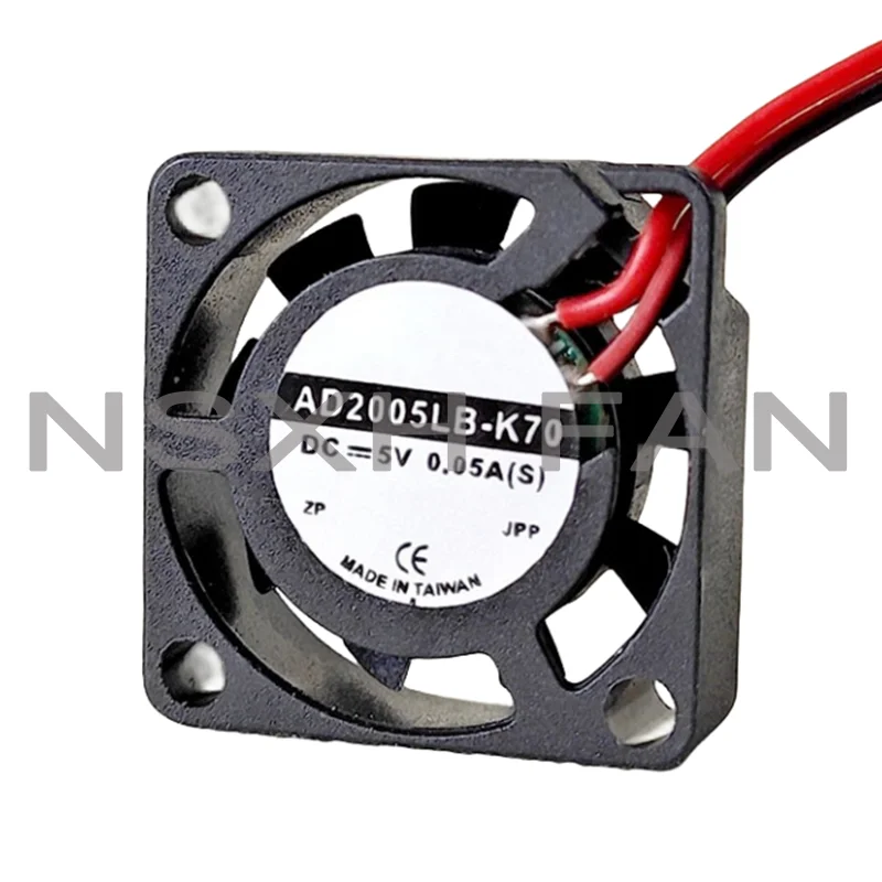 AD2005LB-K70 5V 0.05A 20x20x06mm พัดลมทำความเย็นเซิร์ฟเวอร์2สาย