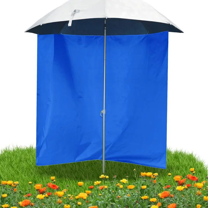 Beach Umbrella Surround Cloth Outdoor Umbrella Surround Tent Half Circumference Design Waterproof Surround Cloth For Sun And