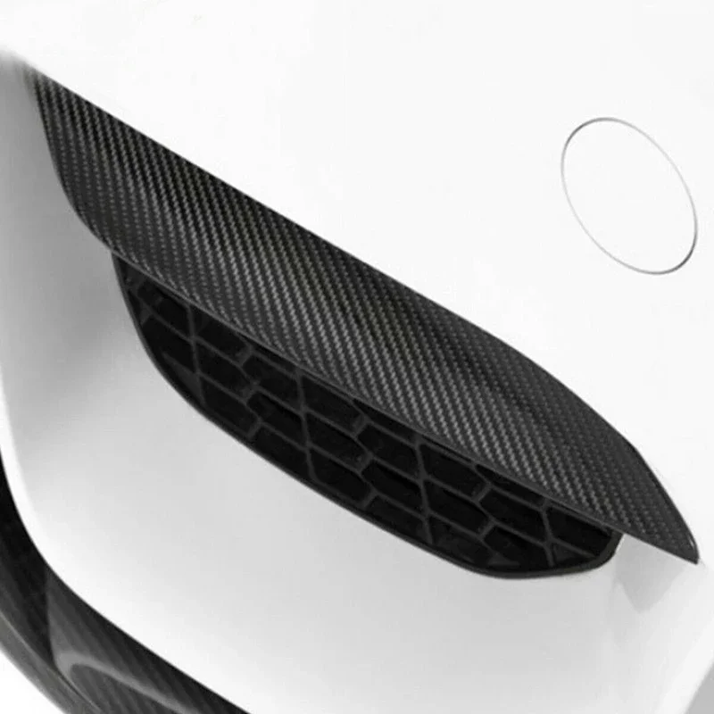 Front Bumper Side Air Vent Splitter Lip Canard Eyelid Trim For BMW F80 M3 F82 F83 M4 2014-2019 Intake Frame Upper Spoiler Cover