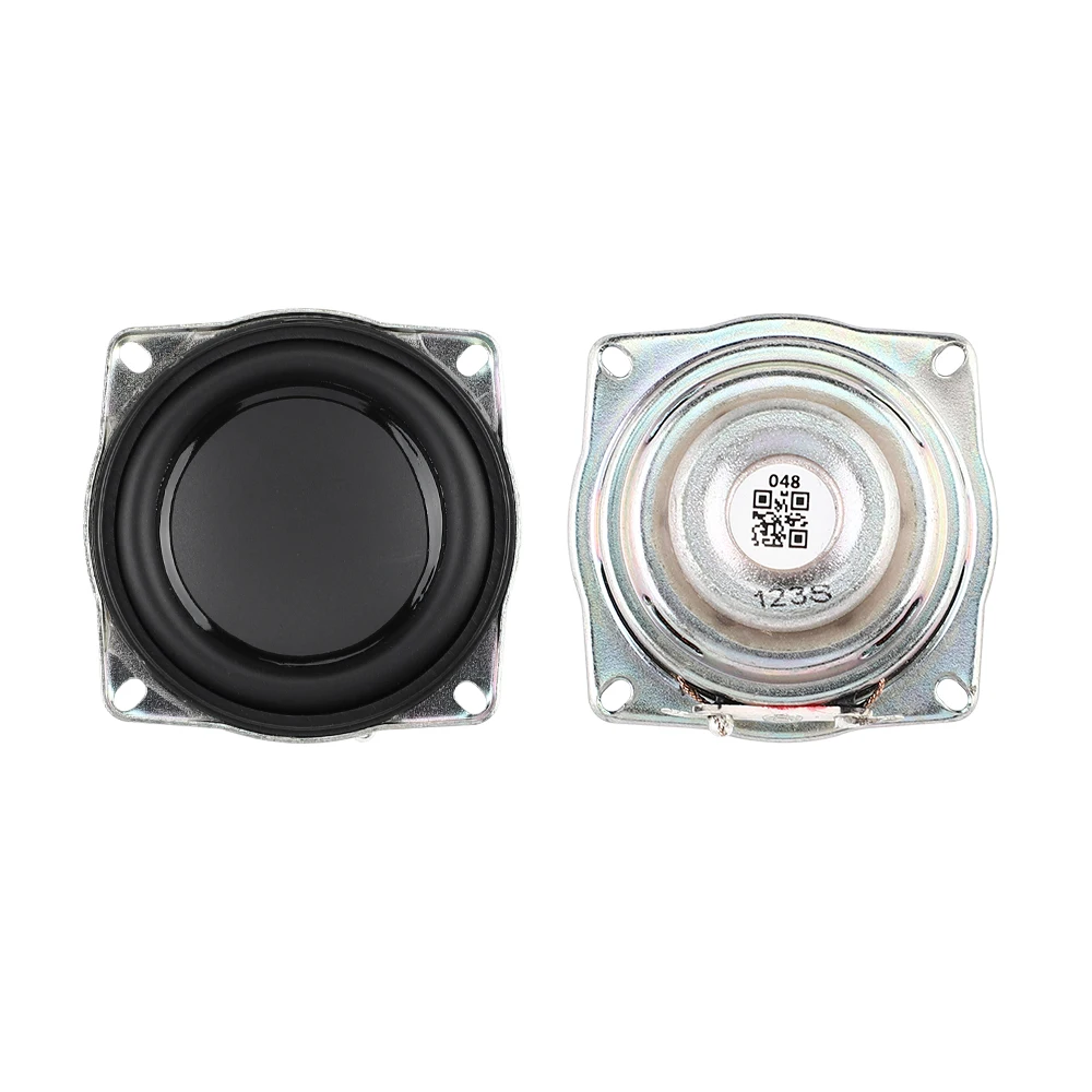 AIYIMA 2 Pcs 1.5 Inch Speaker 4 Ohm 5W 42mm Full Range Waterproof Nut Projection DIY Multimedia BT Square Speakers Home Theater