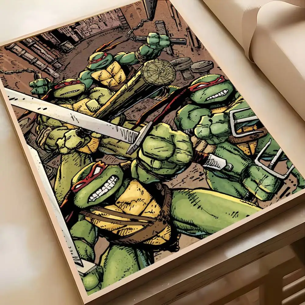 Постер «Подросток М-Матан и ниндзя» с принтами, украшение для дома, спальни, гостиной, подарок