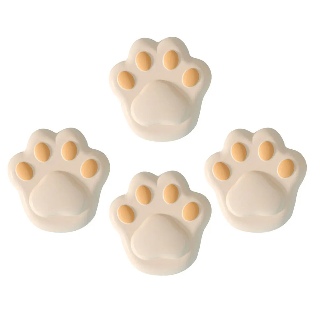 4 قطعة حشوات للزوايا سيليكون المضادة للتصادم حامي لحواف الطاولة الطفل الاطفال سلامة أثاث المنزل الوفير تصميم مخلب القط #4