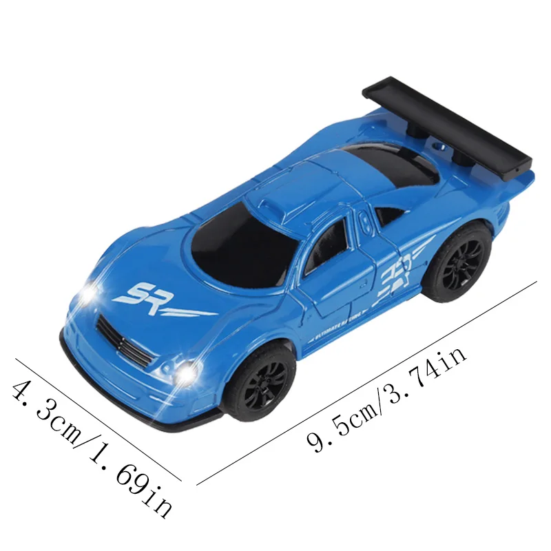 Coche de juguete con ranura, vehículo de carreras eléctrico, escala 1, 43, 1:43, 1/43, 12v, 14v, para Carrera compacta Scalextric Go Ninco Scx, 2