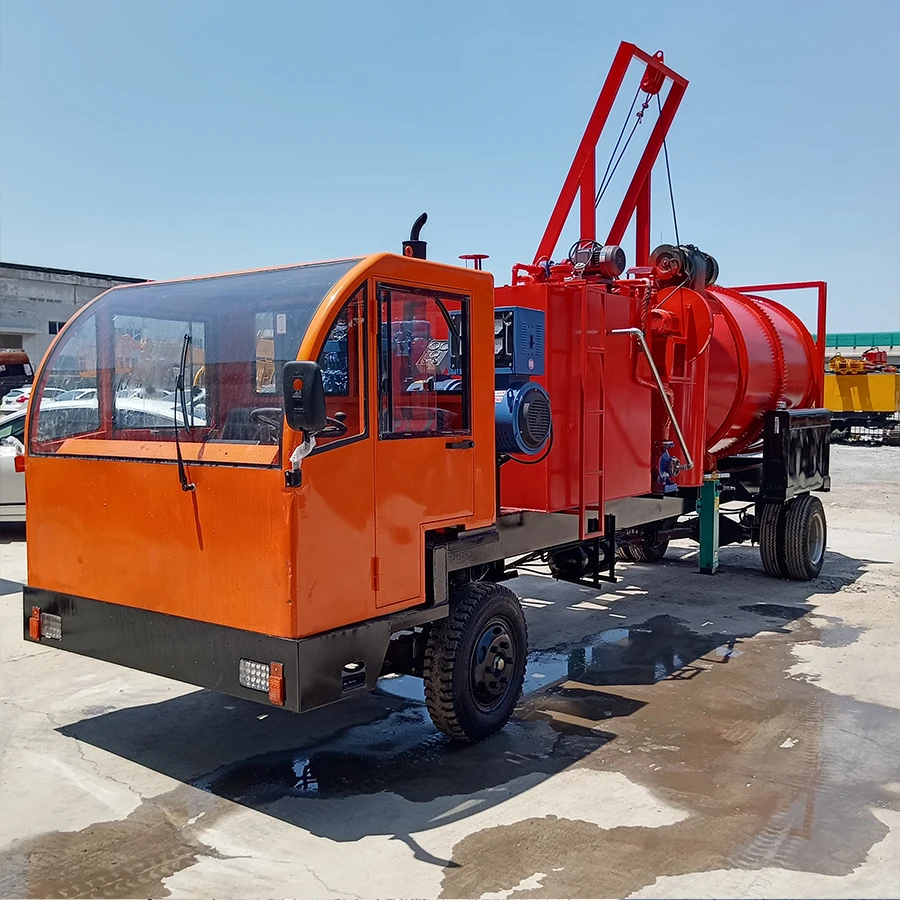 Mobile Cement Mixer with Pump - Concrete Mixer Small recension och pris