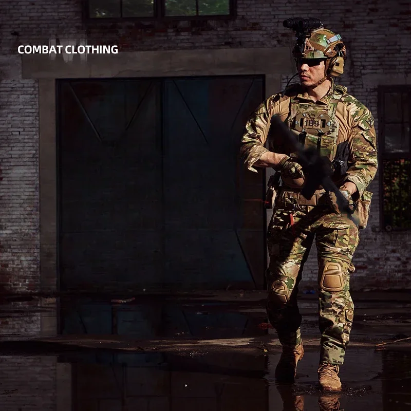 G3 Clothing Frog Tactical Top Long Sleeve Shirts CP Camouflage Outdoor Hunting Uniforms