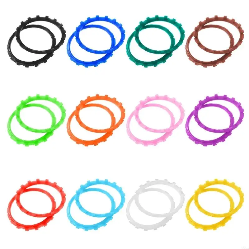 

1Pair Plastic Thumbstick Accent Rings for Controller Handle Analoy Joysticks Accent Rings Replacement Accessory