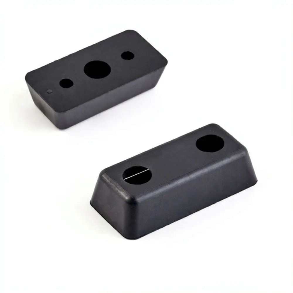 Rubber Base Cap For Gym Machine Tube Stability Mat Anti Skid Shock Absorption Protective Foot Pad Equipment