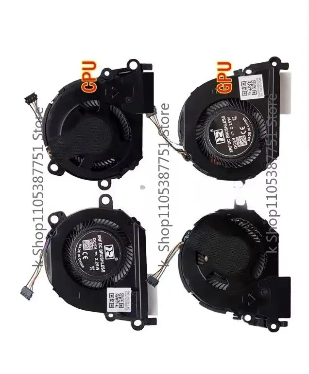 

Новые вентиляторы охлаждения процессора (левый и правый) для HP Spectre X360 13-AE, 13-AE014DX, 13-AE052NR, 13T-AE000