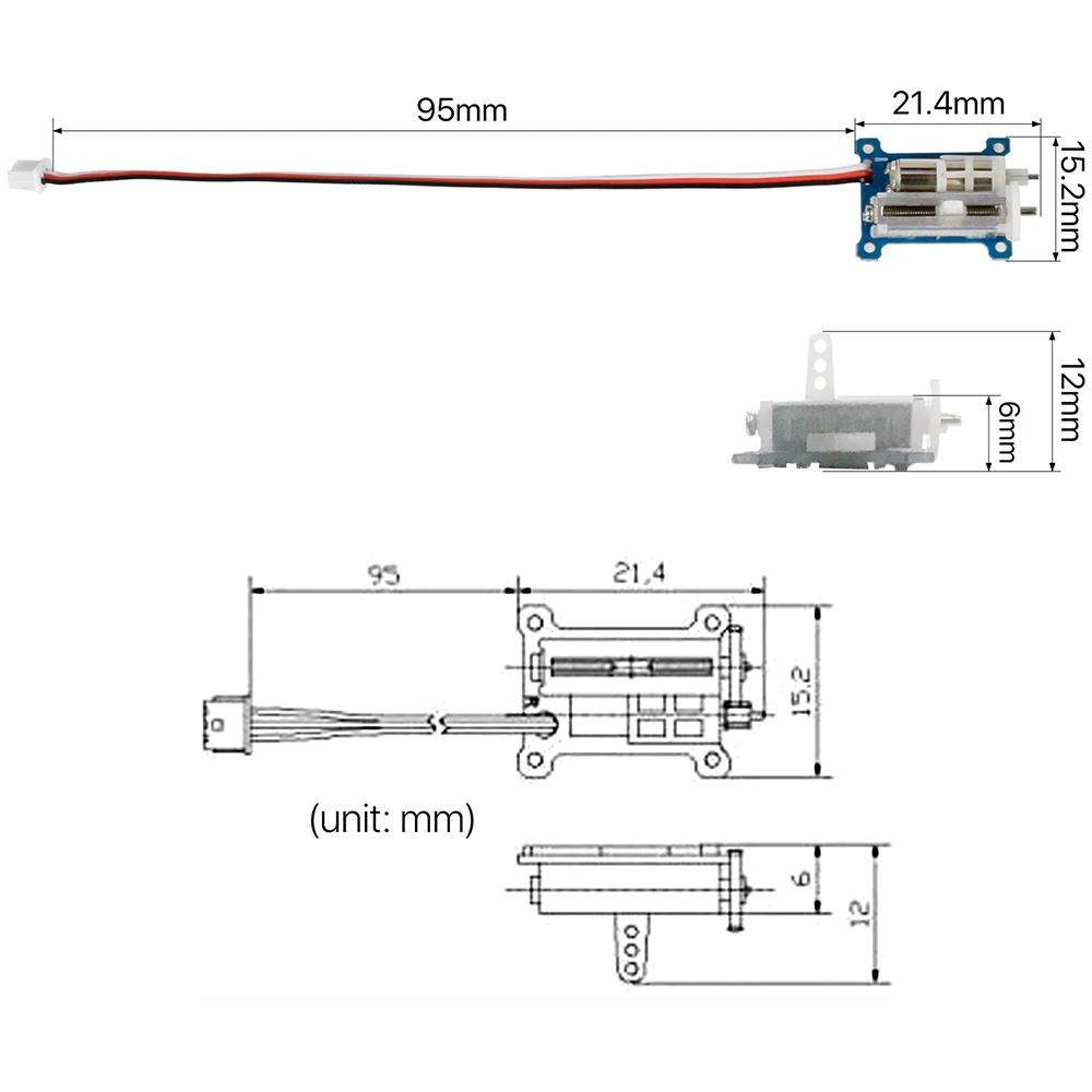 Rc飛行機用マイクロリニアサーボギア,ジャープラグ,固定ウィング,DIY, GS-1502, 1.5g, 80g,0.12sec, 3.7 v,5v,2個